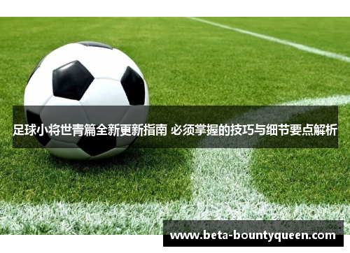 足球小将世青篇全新更新指南 必须掌握的技巧与细节要点解析